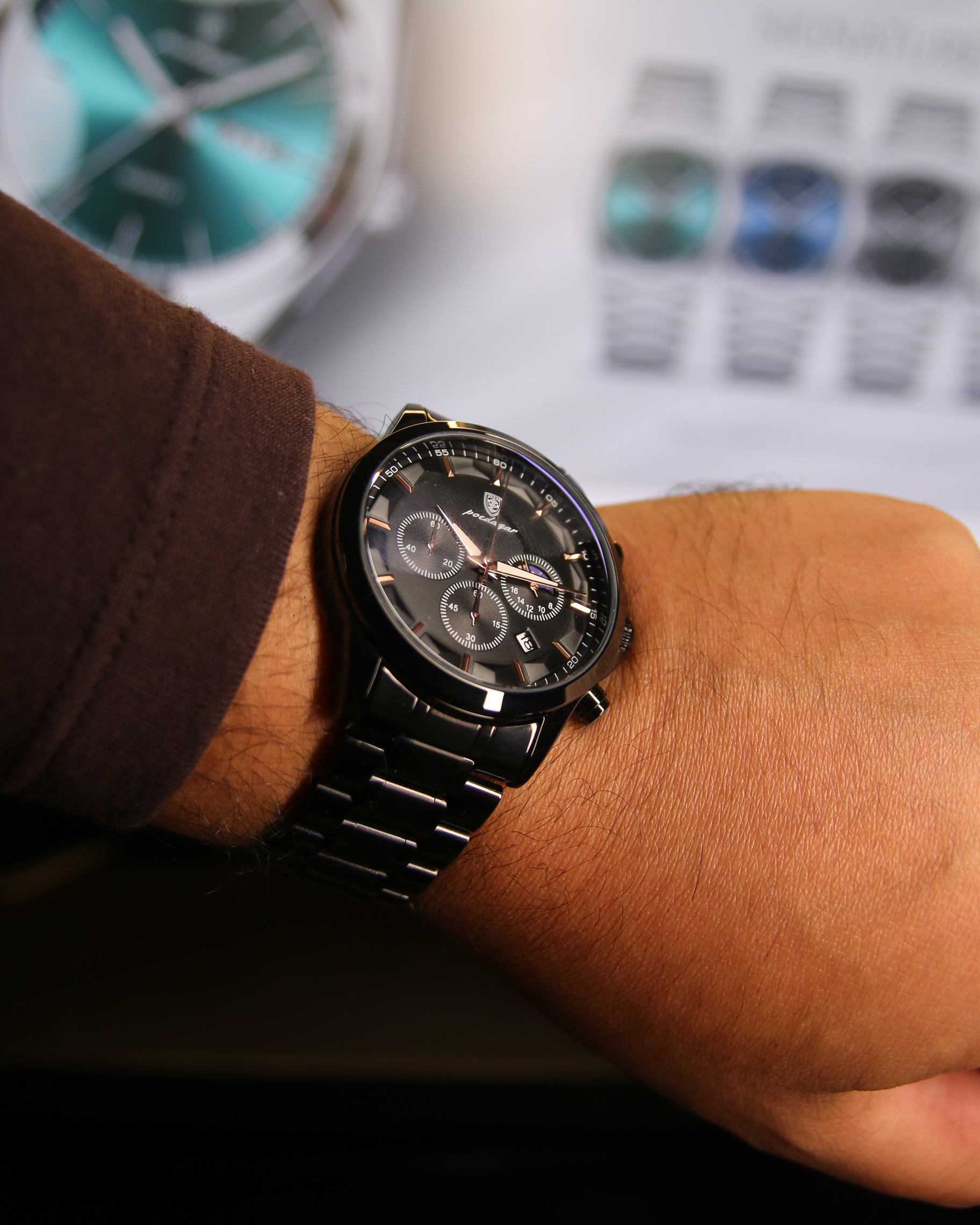 Relógio Poedagar Nautilus All Black®