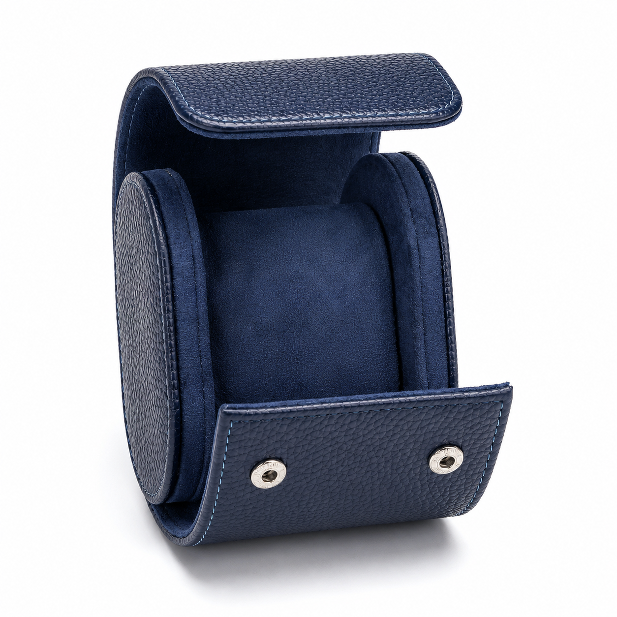 Poedagar® 1 Slot Case - Black Leather
