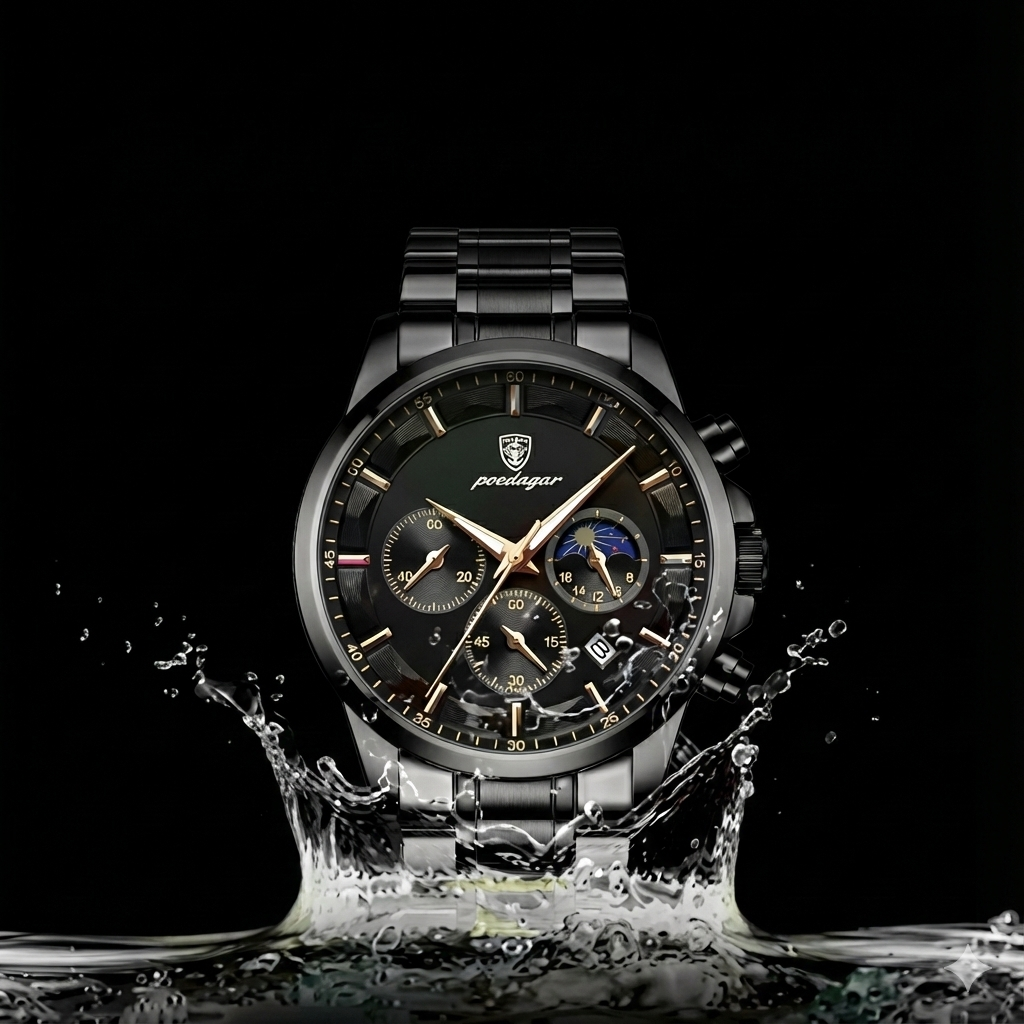 Relógio Poedagar Nautilus All Black®