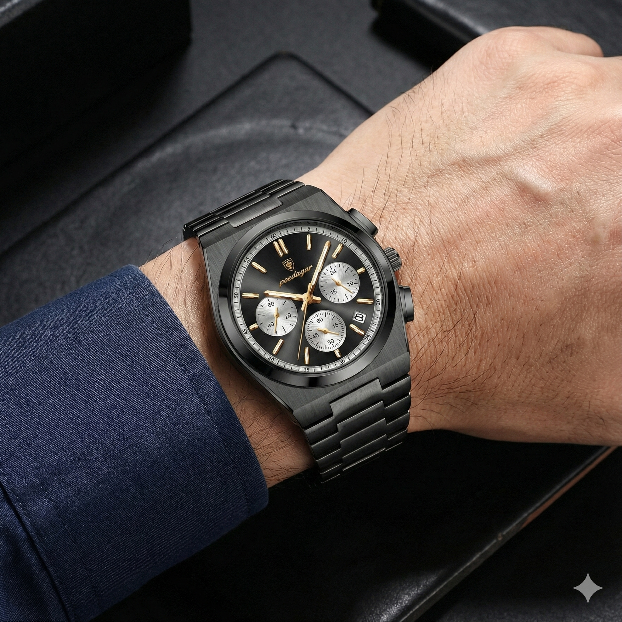 Relógio Poedagar Commander Fulblack®